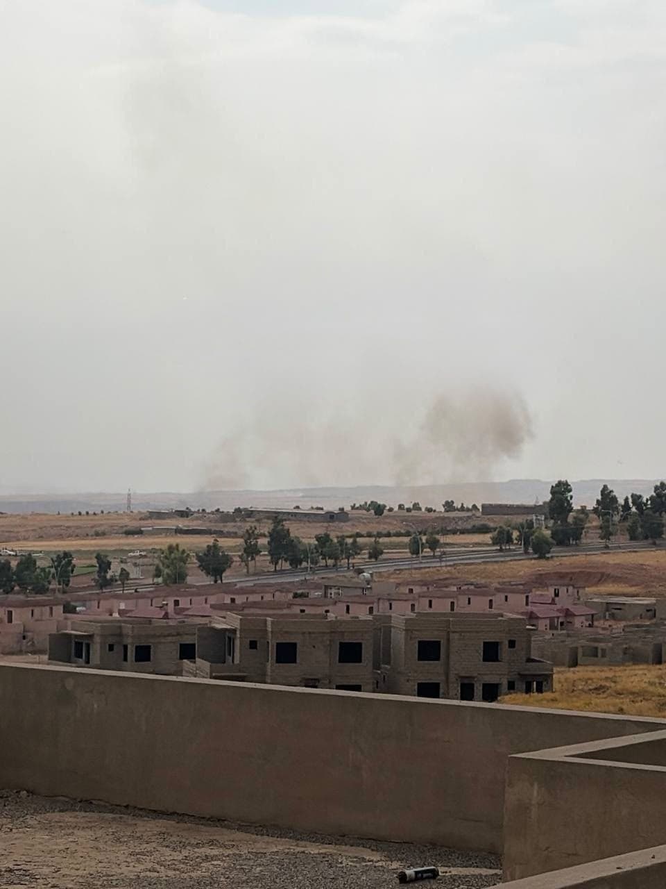 وێنەی پاشماوەی یەکێک لە هێرشەکان
