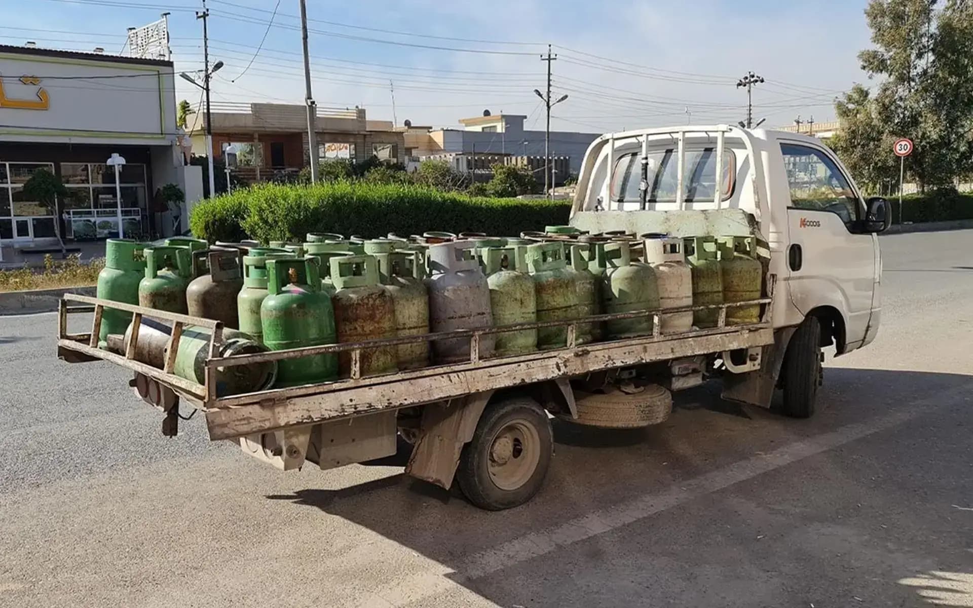 بریکارێکی فرۆشتنی گاز. وێنە؛ بڵند تاهیر - رووداو
