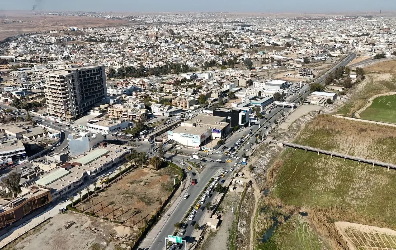 Kirkuk's city-center. Photo: Rudaw/Blind T. Abdullah