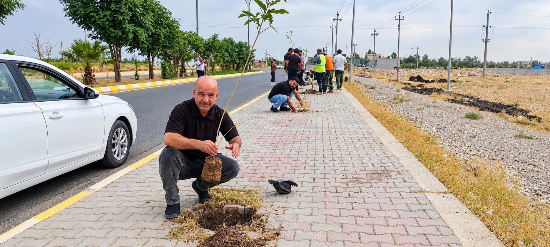 هەڵمەتی دارچاندنی یەکێتی لاوان لە ناحیەی جەبارە