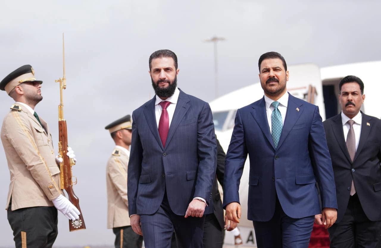 الزيدي يصل دمشق ويبحث مع الشرع "العلاقات الثنائية"
