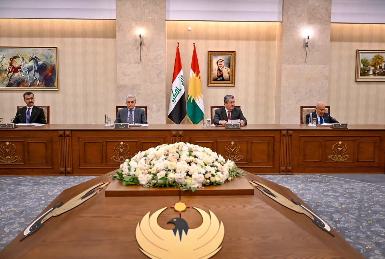 الاجتماع الاعتيادي لمجلس وزراء إقليم كوردستان