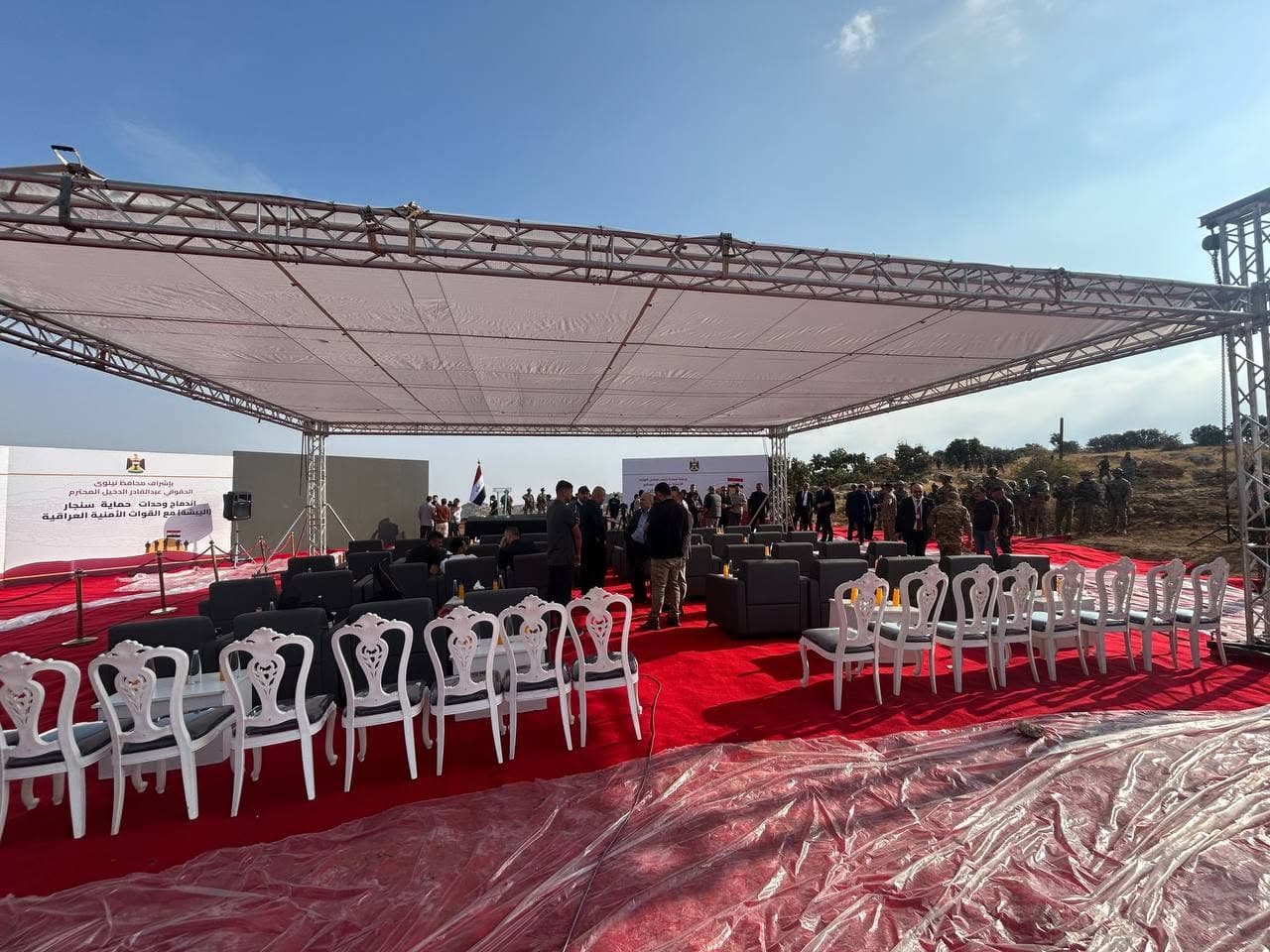 Ceremony of the official integration of the all-Yazidi Shingal Protection Units (YBS) on October 26, 2026. Photo: YBS-affiliated media