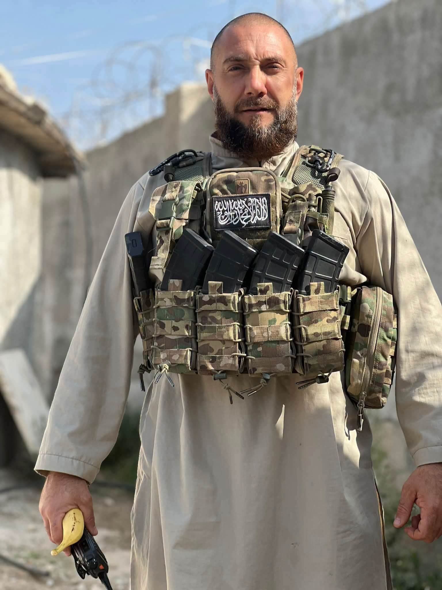 The French commander Abu Ayman of the foreign fighters group Muhajirun in Syria. File Photo: Muhajirun Telegram