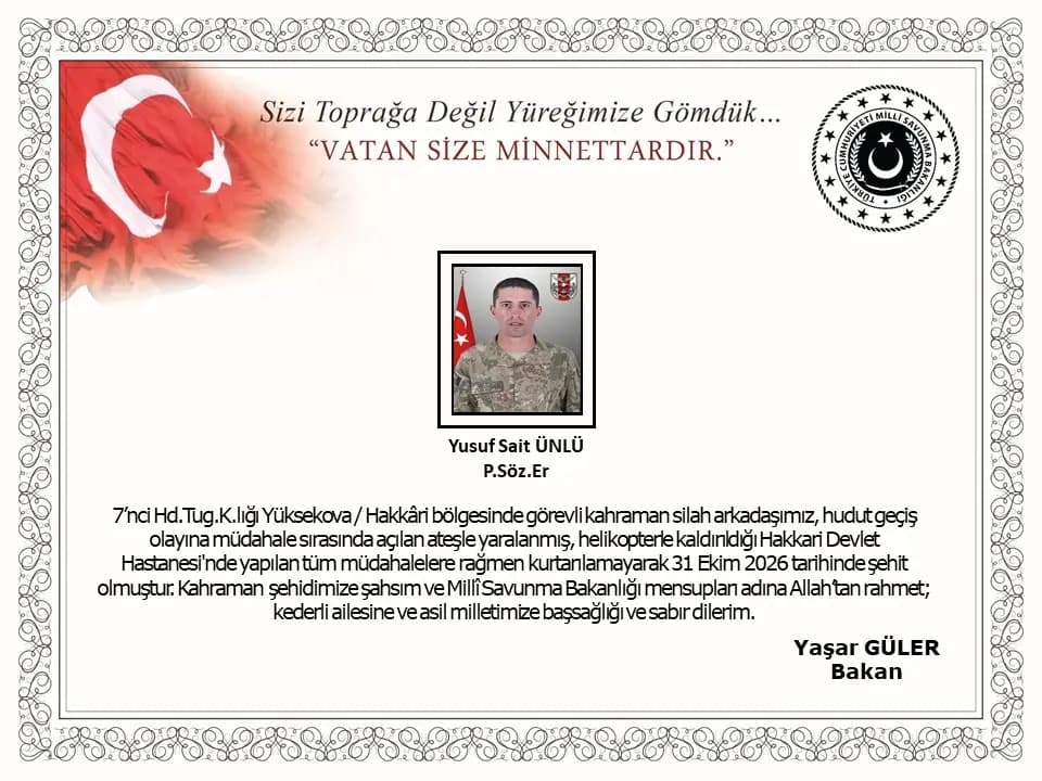 Li Geverê leşkerekî Tirkiyeyê hat kuştin