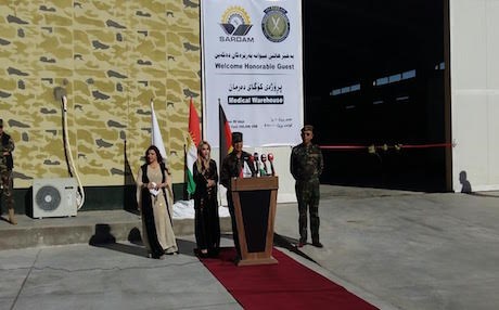 Peshmerga get German-financed facility to store medical equipment  