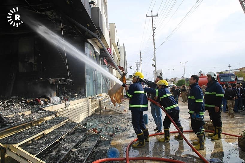 5 rescued from Erbil tower inferno 