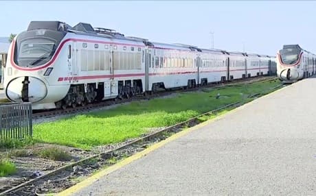 Iraqis welcome trains between Baghdad and Fallujah