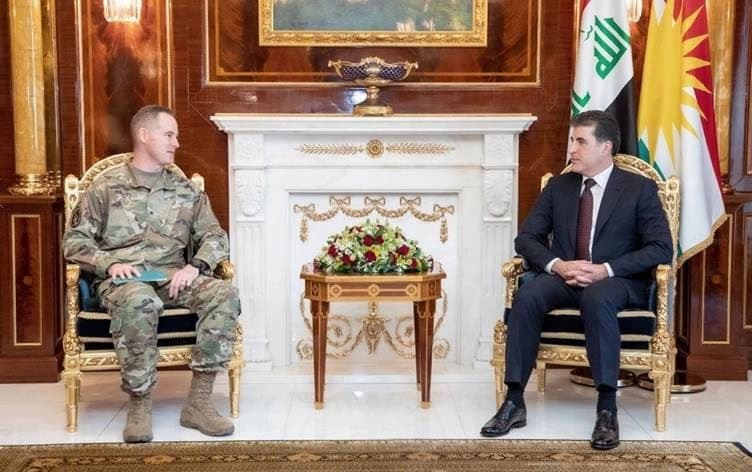 Nêçîrvan Barzanî li gel şandeke Amerîkî rêkxistina Pêşmerge gotûbêj kir