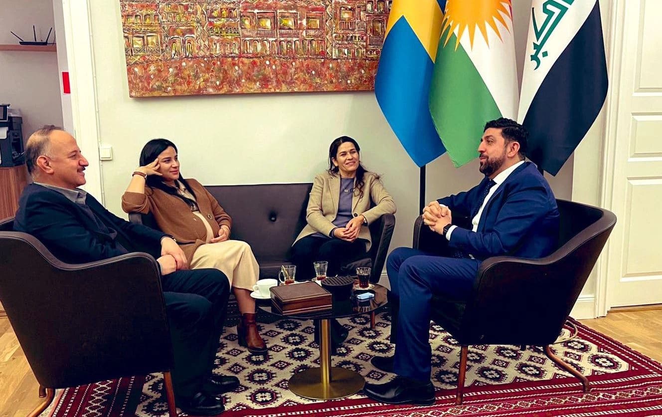 بەرپرسانی هەرێمی کوردستان و بەڕێوەبەرایەتیی خۆسەر لە سوێد کۆبوونەوە