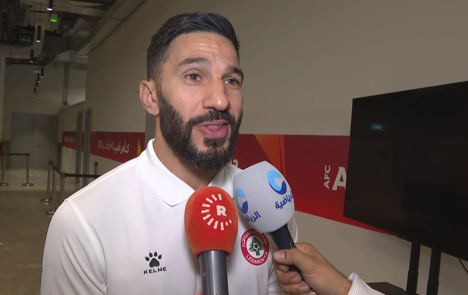 قائد المنتخب اللبناني لرووداو: جئنا لتمثيل بلدنا بأفضل طريقة بكأس آسيا 