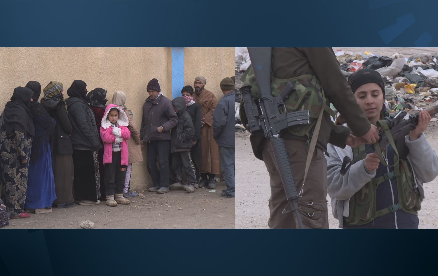 Li Hisîçayê tirs û hêvî bi hev re: Koçber li stargehan, şervan jî li eniya şer in