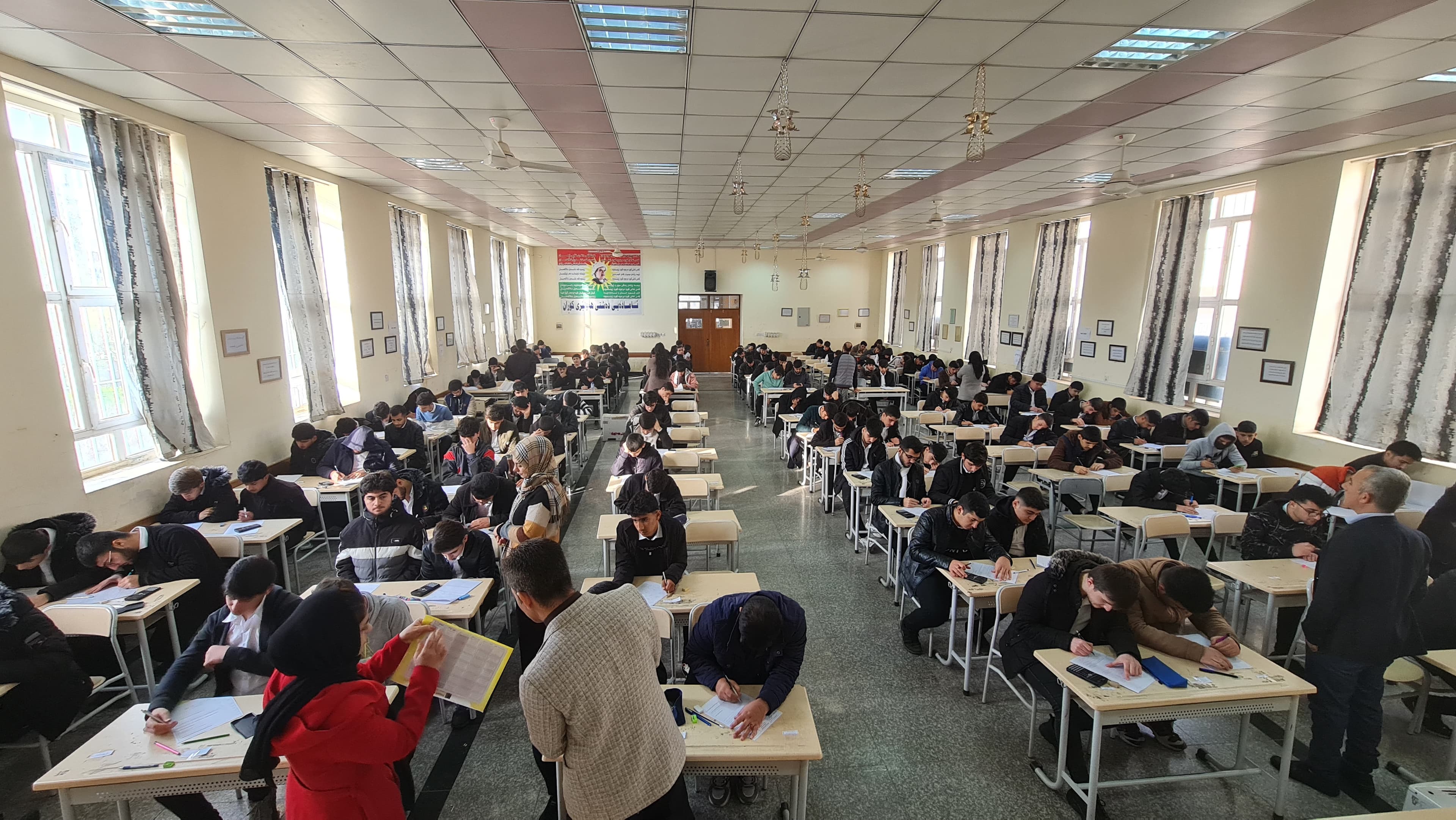 هۆڵێکی تاقیکردنەوەی پۆلی 12. وێنە: ئەرشیڤ