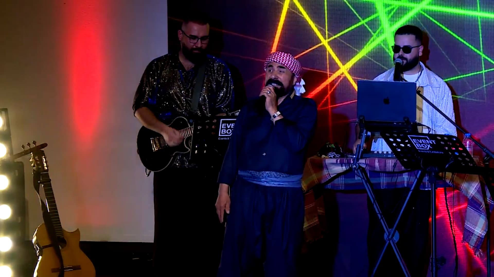 Renowned Kurdish singer Shivan Perwer sings at an event in Duhok on June 15, 2026. Photo: Rudaw/screengrab