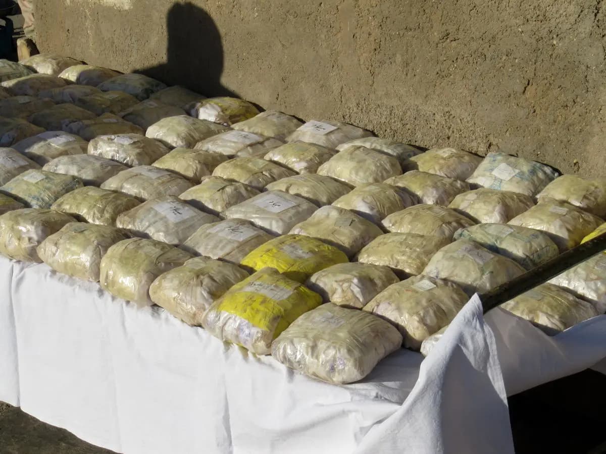 Border guards in Iran's Sistan and Baluchestan province seize more than 100 kilograms of drugs. File photo: ILNA