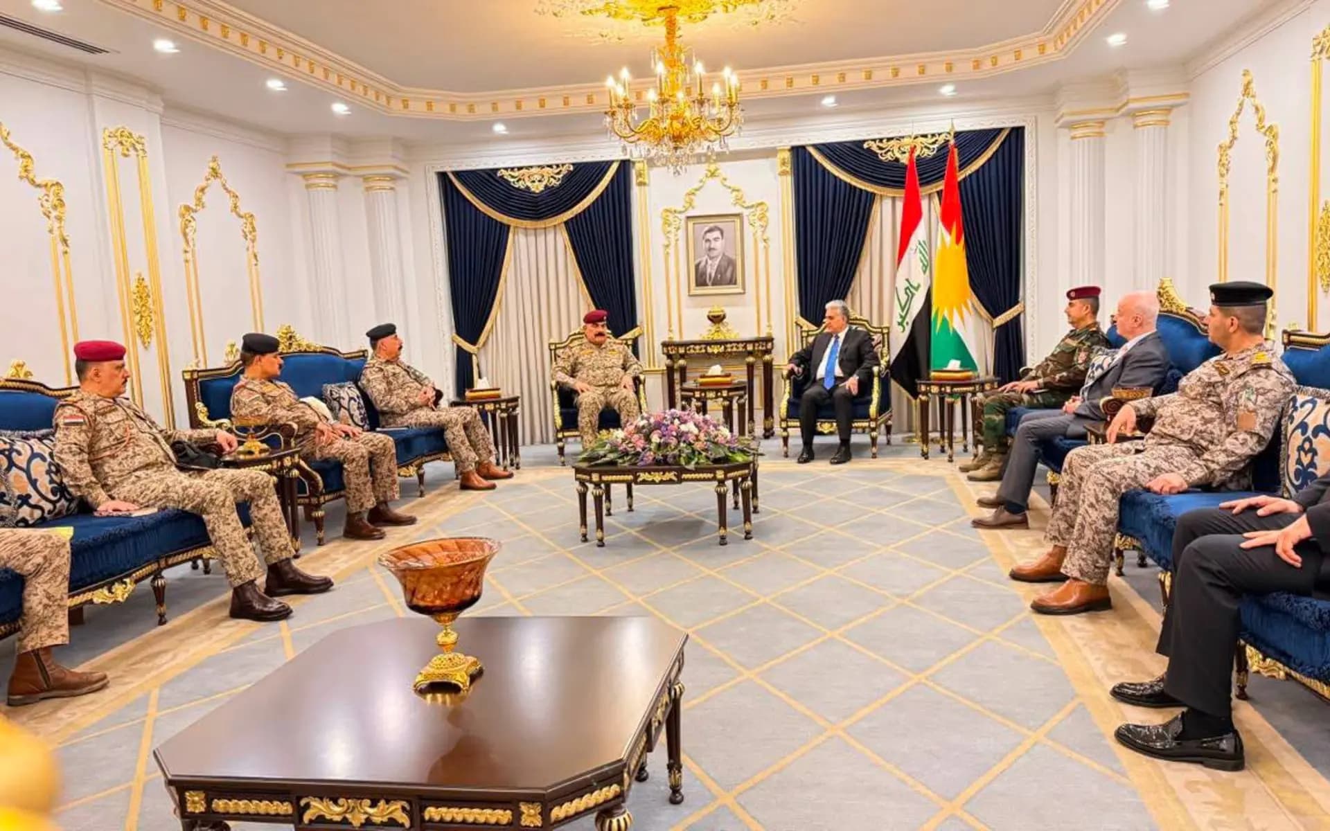 وفد عسكري عراقي رفيع المستوى لوضع أنظمة دفاع جوي في الحقول النفطية بإقليم كوردستان