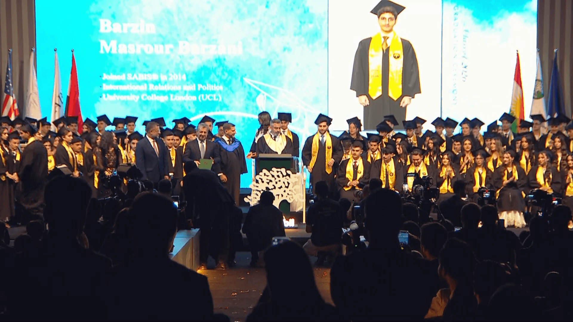 154 قوتابی لە قوتابخانەی نێودەوڵەتیی شوەیفات لە هەولێر ئاهەنگی دەرچوونیان بوو