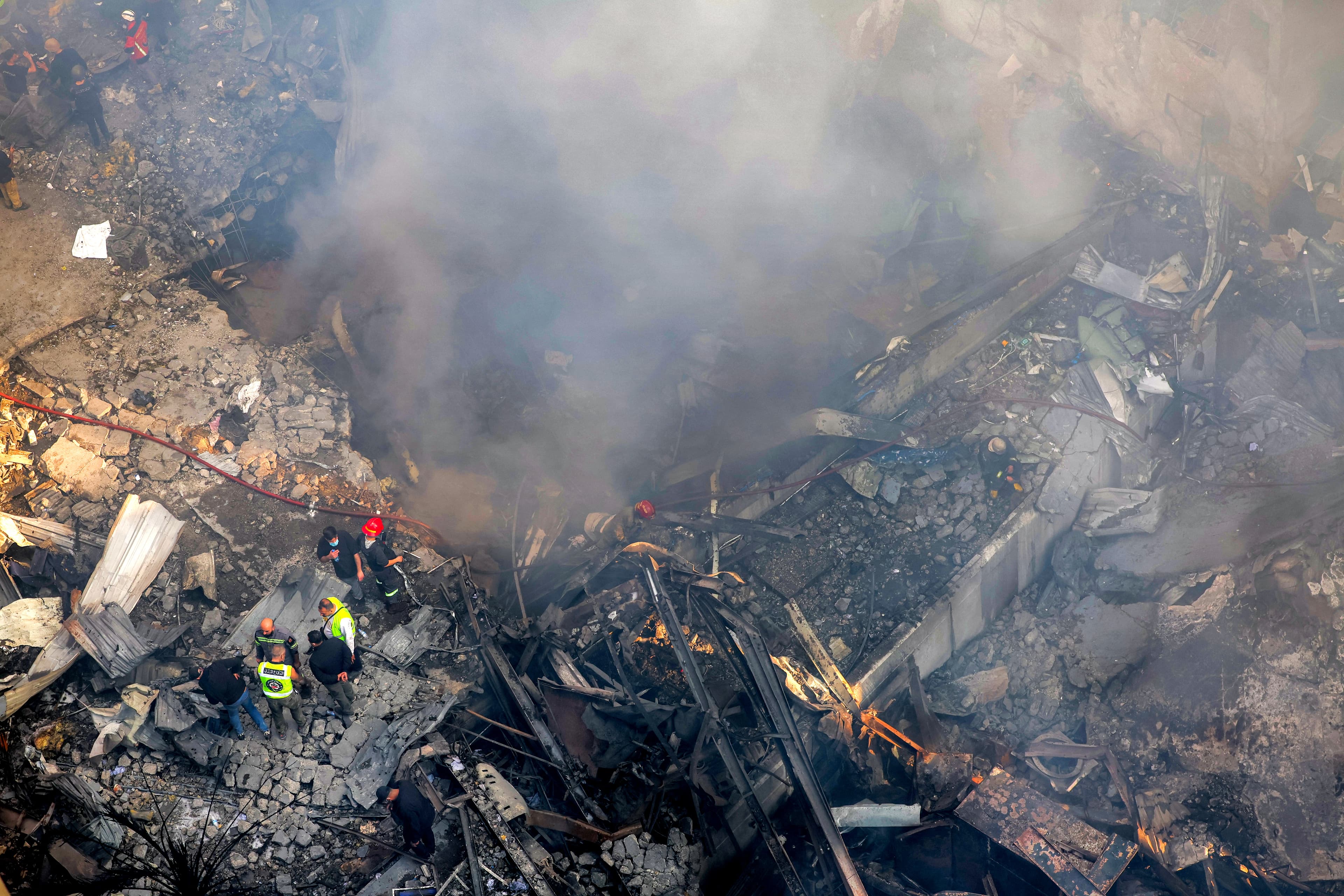 قصف إسرائيلي على الضاحية في بيروت \ أرشيفية - AFP