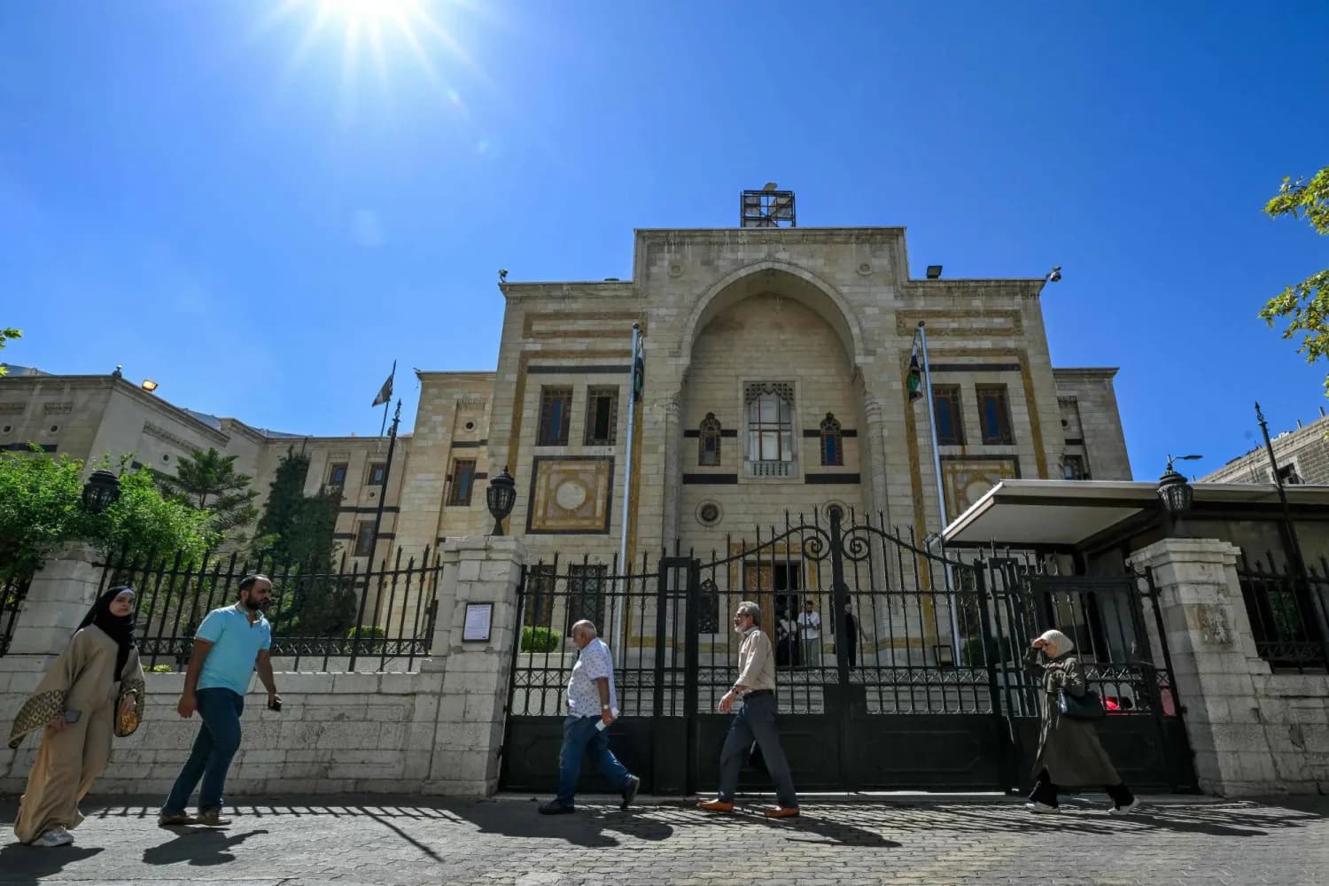 Syrian parliament building in Damascus. Photo: File/AFP
