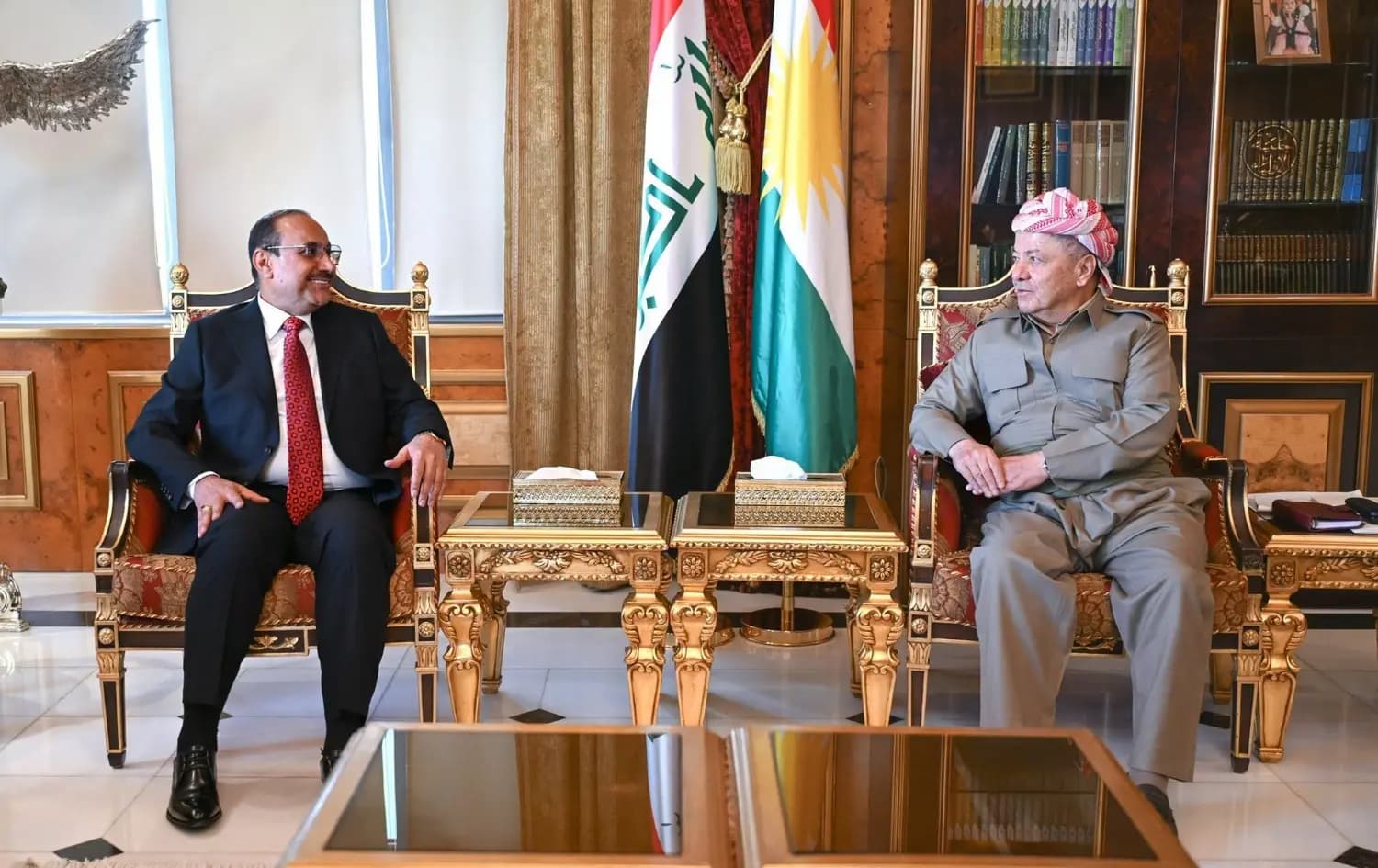 Başkan Barzani, Bağdat Valisi el-Atwani’yi kabul etti: Erbil’deki zirveye tam destek