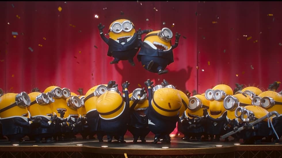 دیمەنێک لە فیلمی "Minions & Monsters"