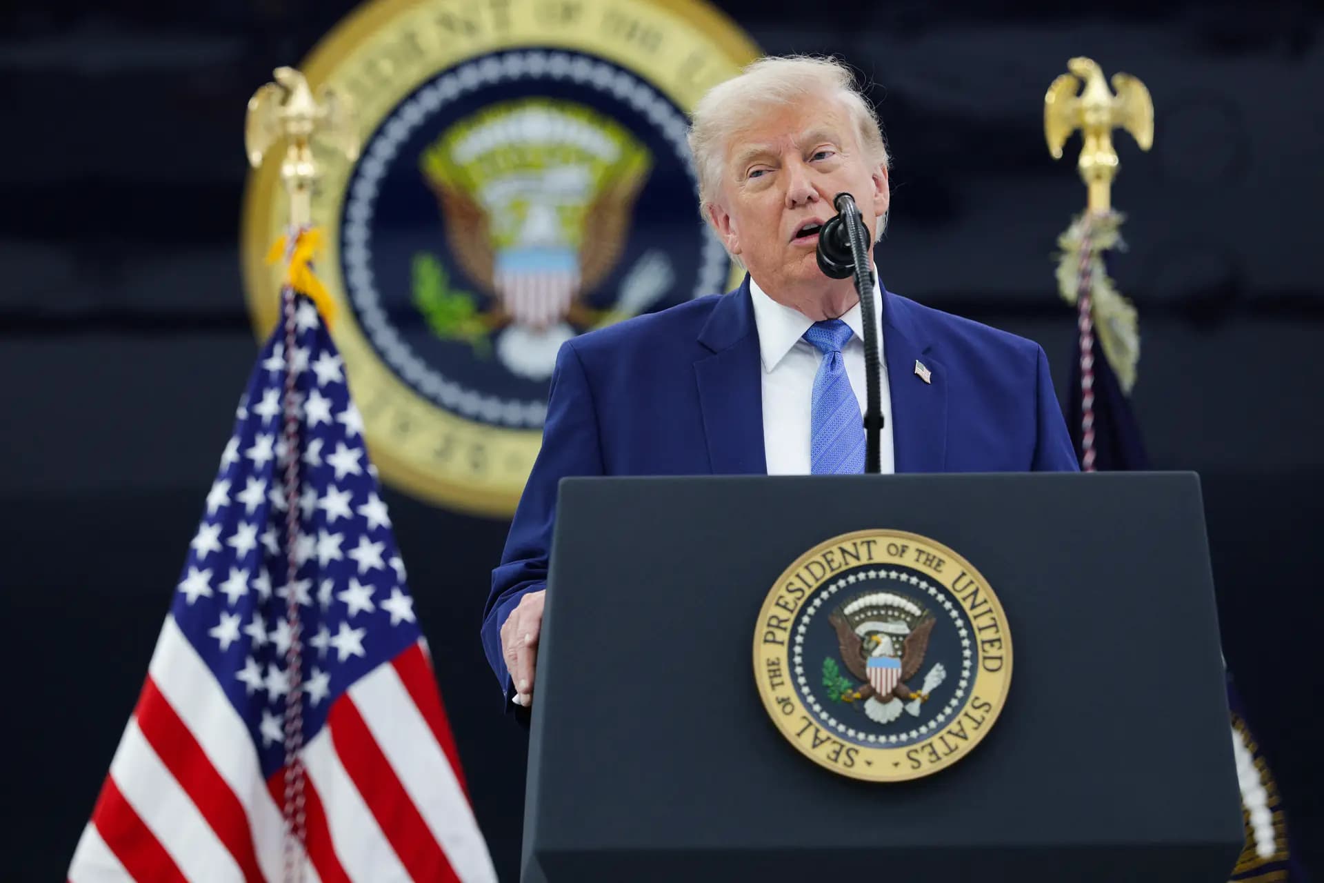Trump: Li Tengava Hurmizê dê bac neyê wergirtin