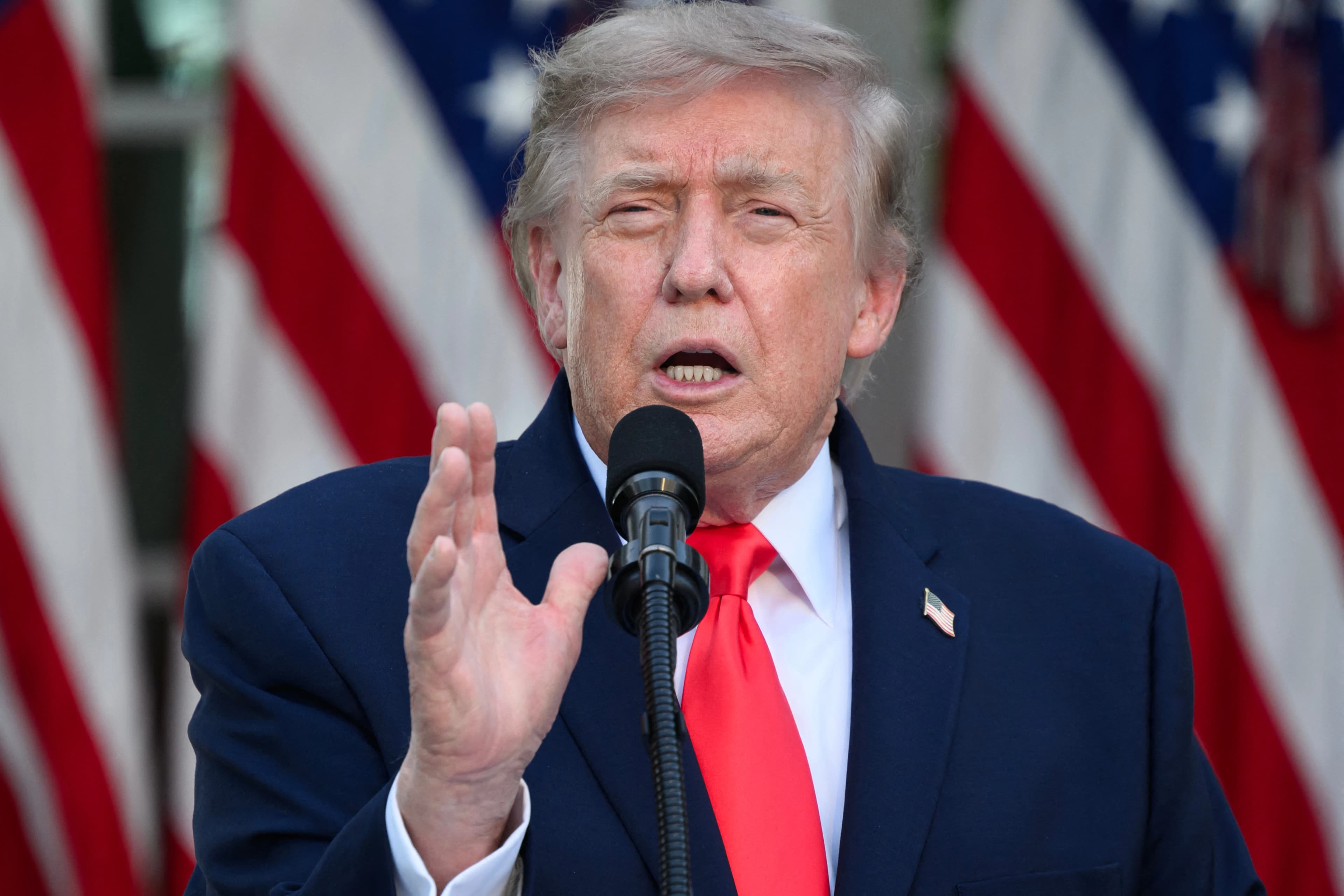 US President Donald Trump speaking at the White House in Washington, DC, on June 25, 2026. Photo: AFP