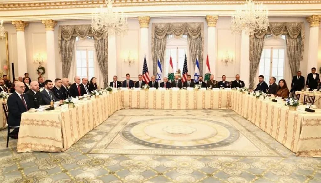 الجولة الخامسة من المفاوضات لبين لبنان وإسرائيل في واشنطن \ AFP