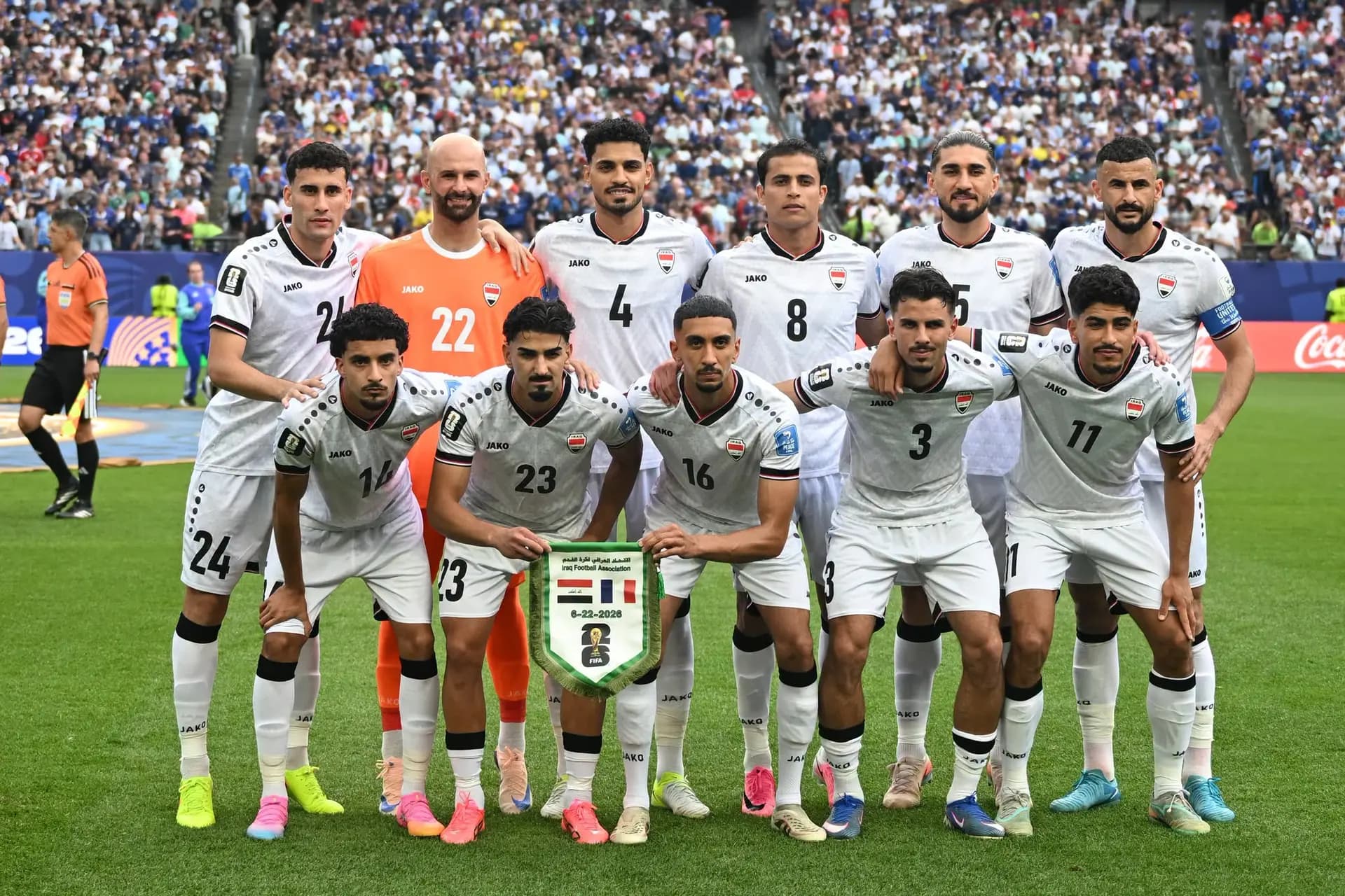 لاعبو المنتخب العراقي