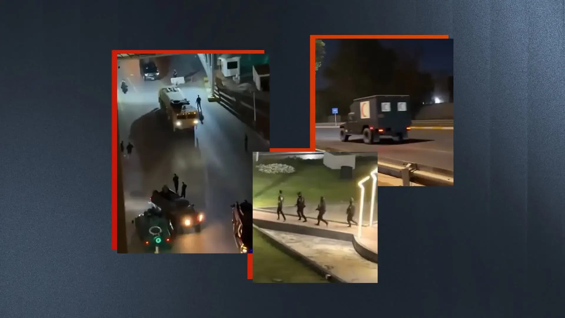 جانب من العملية الأمنية فجر الأحد الماضي