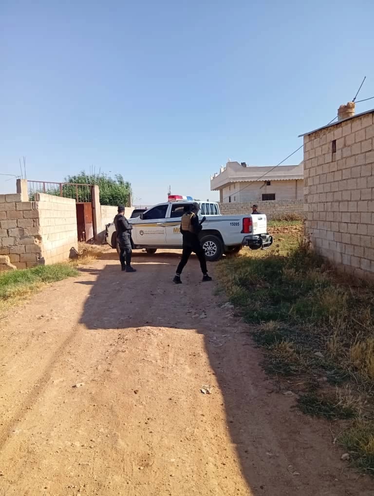 Hêzên ewlehiyê yên Sûriyeyê li Til Eranê / Wêne: Ji Rûdawê re hat şandin