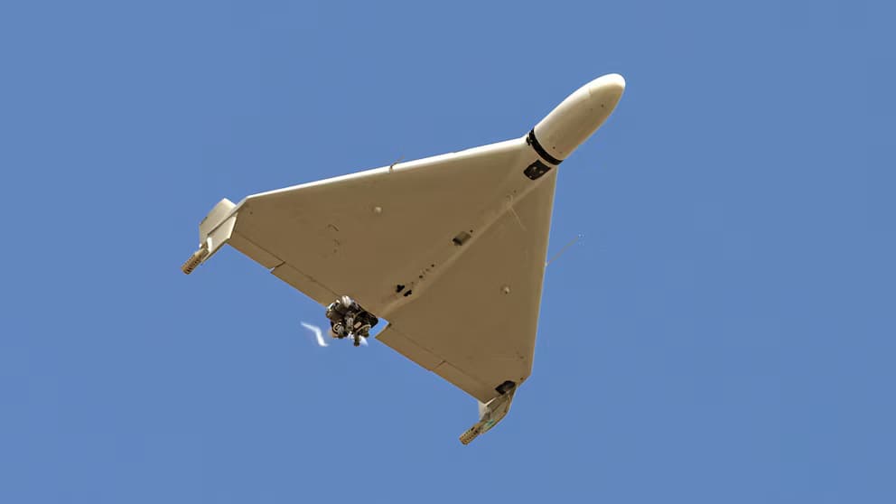 Iranian-made Shahed-136 'Kamikaze' drone. File photo: AFP