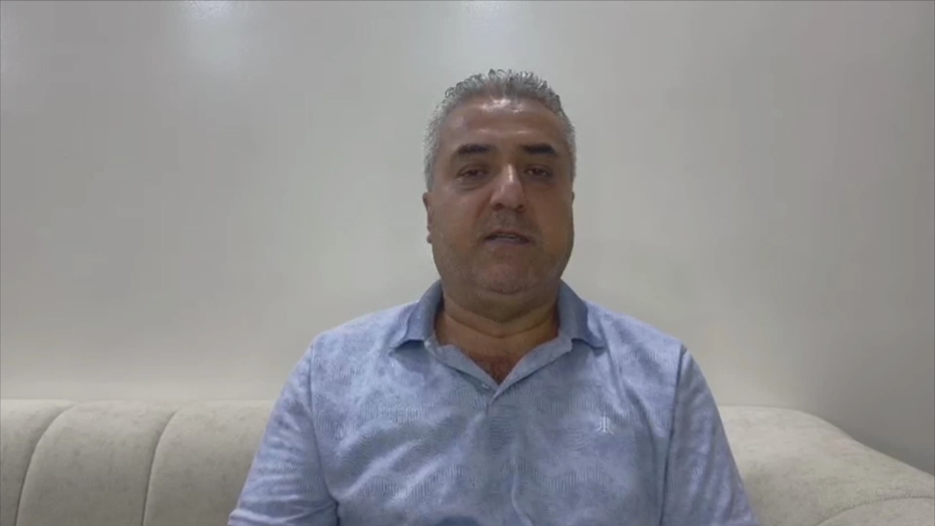 Talal Mohammed, leader of the Kurdistan Democratic Peace Party (PADK). PhotoL Rudaw/screengrab