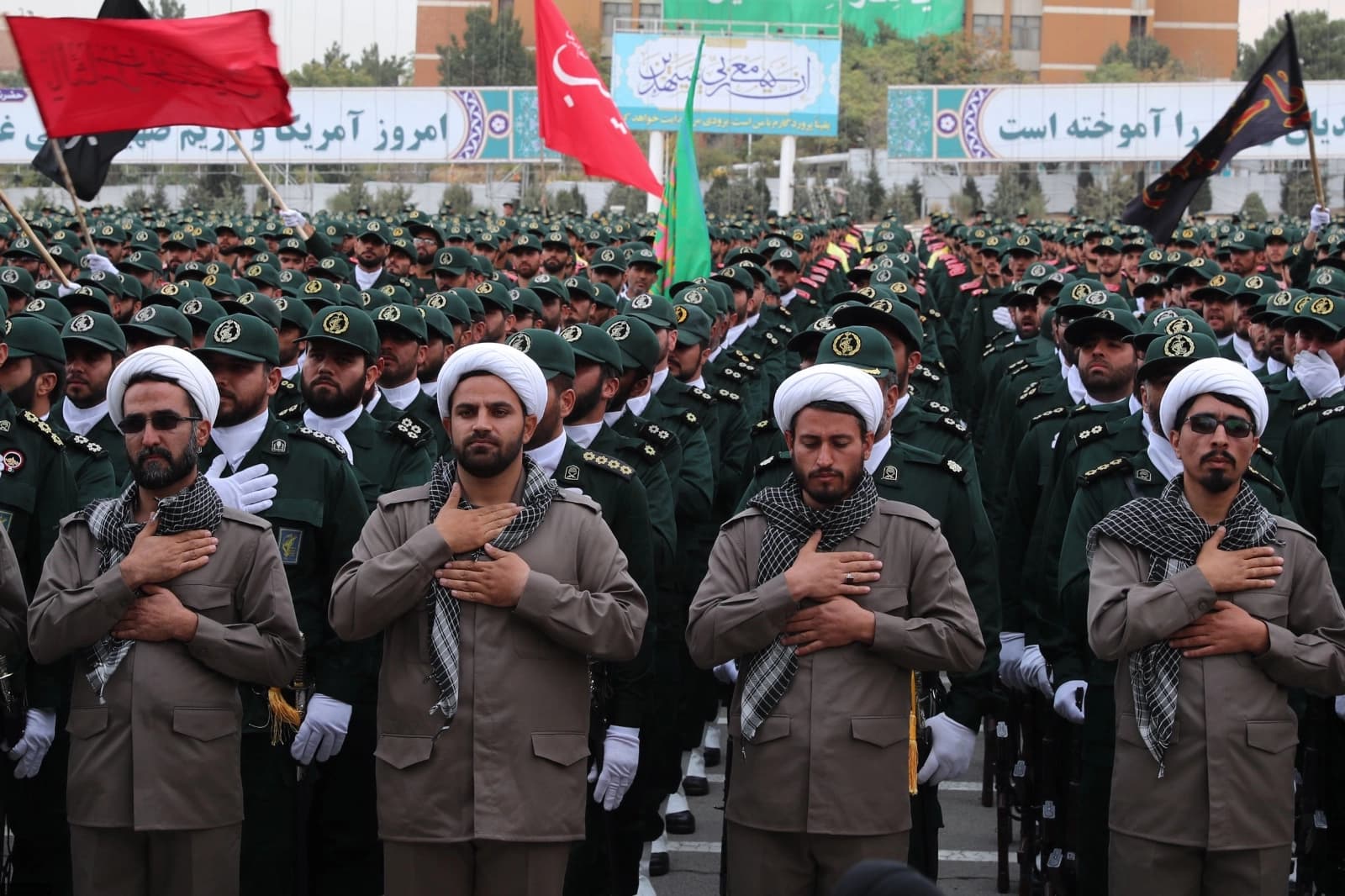 Graduation of IRGC cadets from Imam Hussein University on October 13, 2019. Photo: khamenei.ir