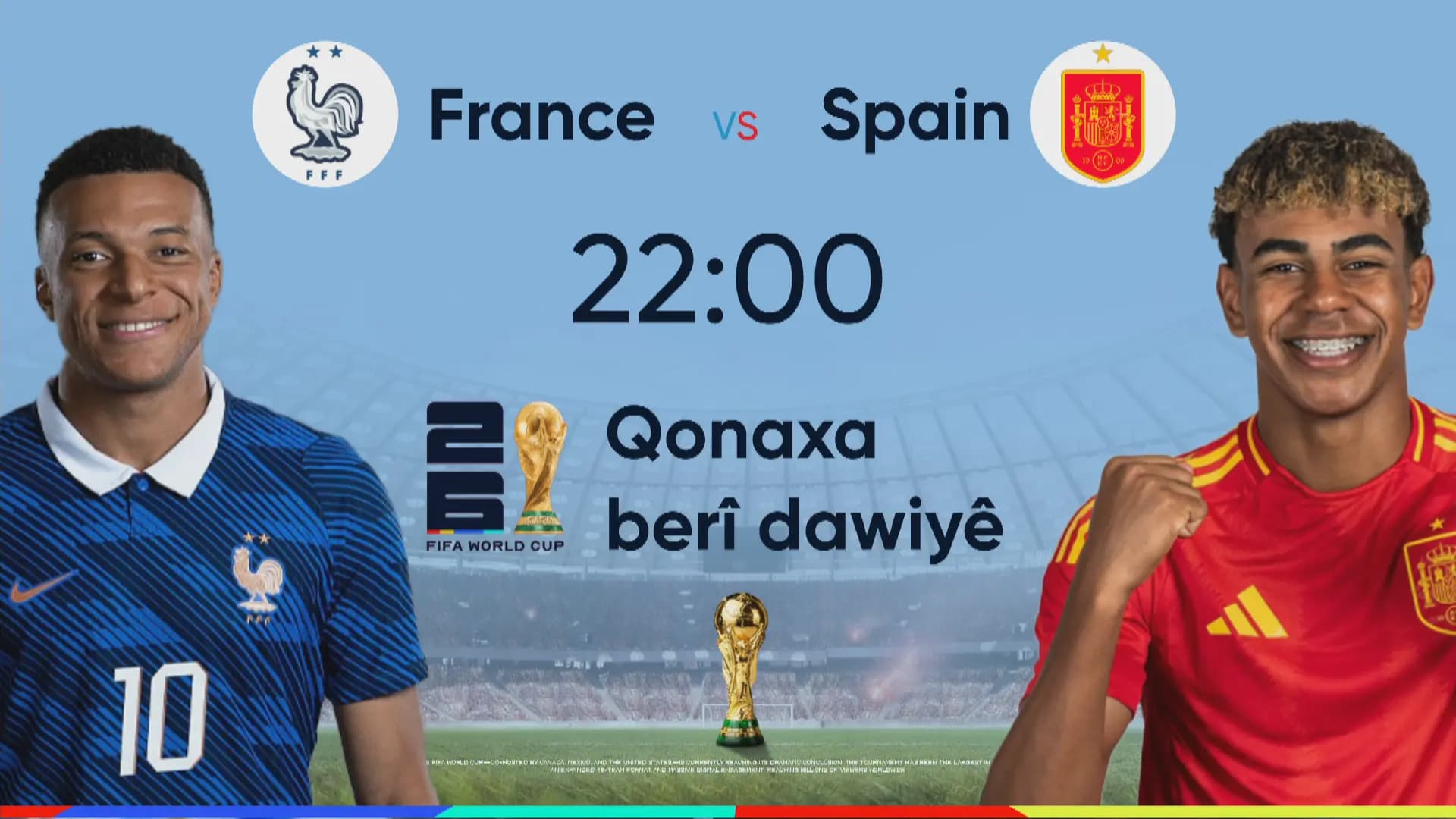 Mbappe û Yamal / Wêne: Rûdaw Grafîk