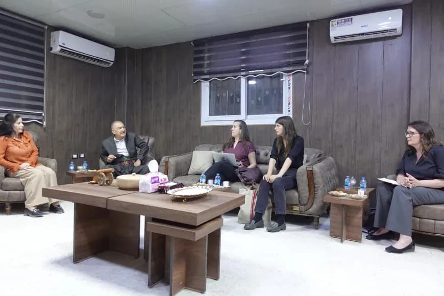 Şandeyeke Amerîkayê çû Kobaniyê / Wêne: ANHA