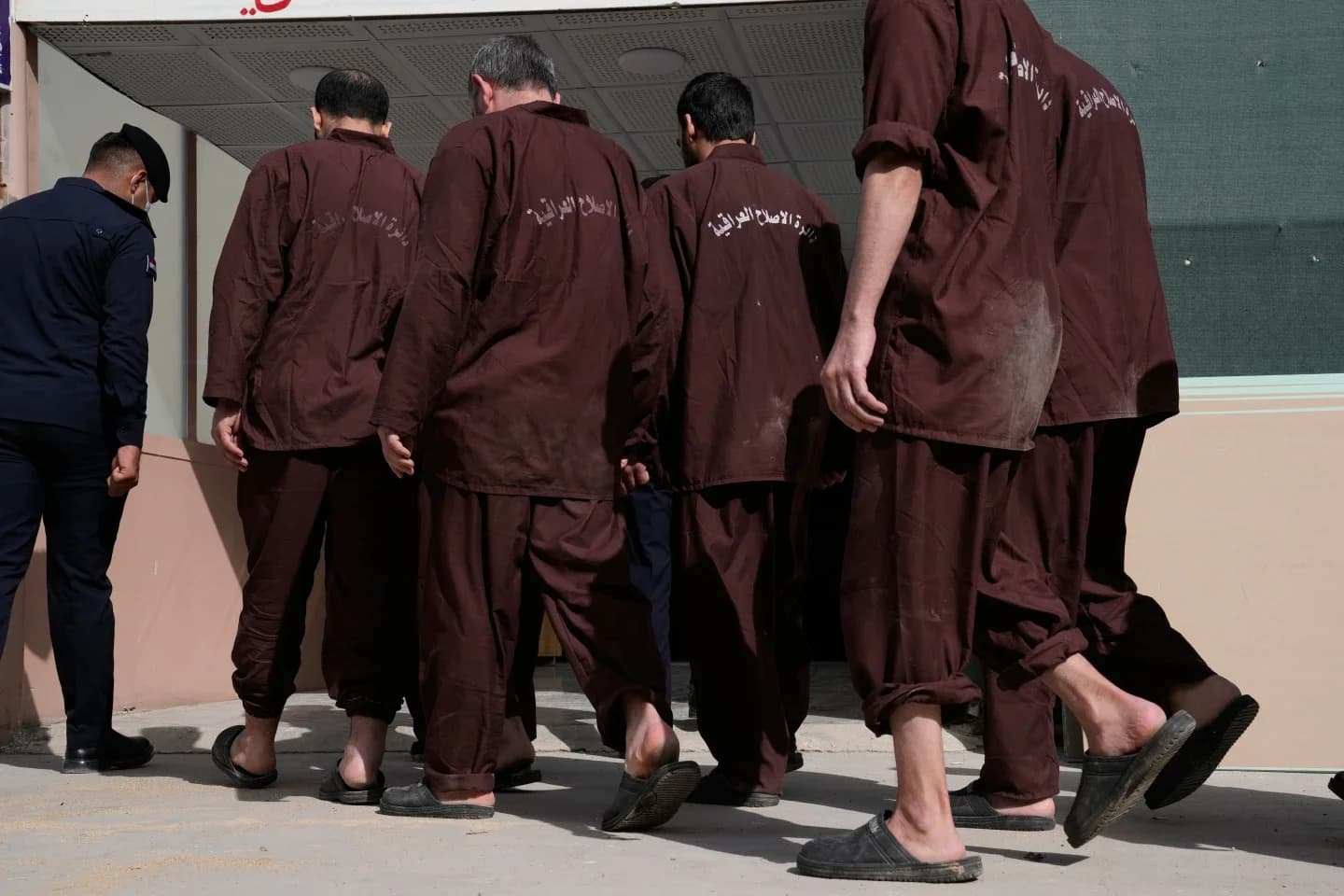 A group of prisoners inside a reformatory facility in Baghdad. Photo: File/AP