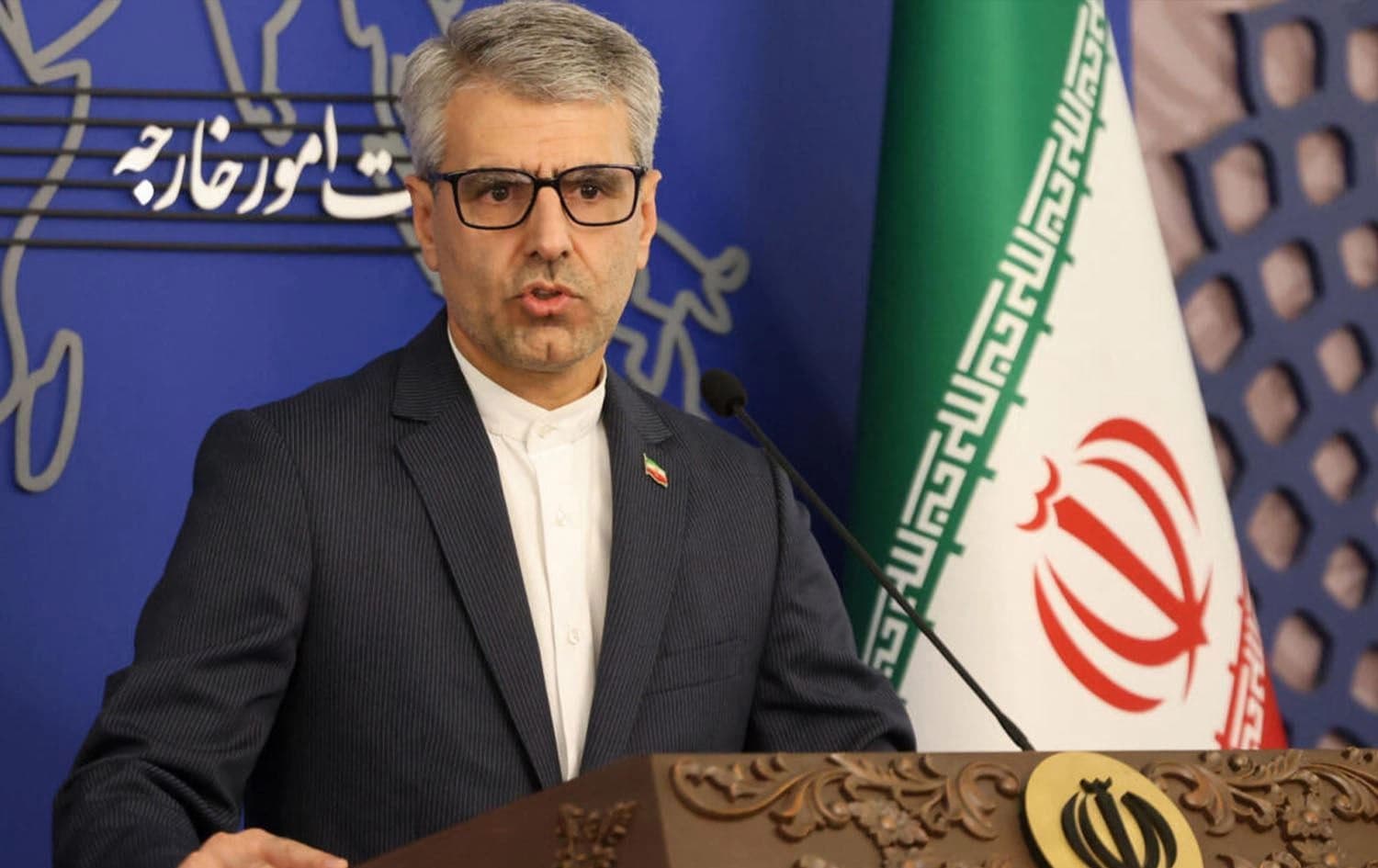 Iranian foreign ministry Spokesperson Esmaeil Baghaei pictured during a press briefing. File photo: IRNA