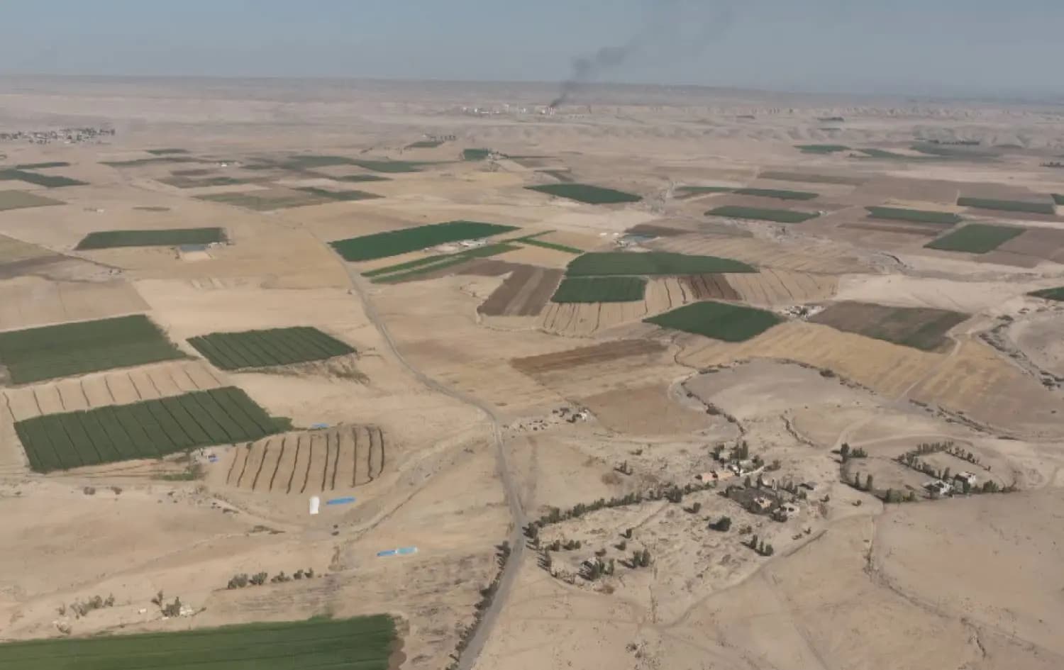 Farm land in disputed territories in Iraq. photo: Rudaw