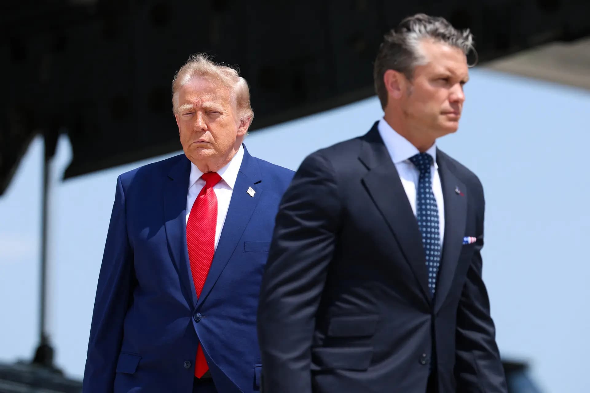 Donald Trump û Pete Hegseth / Wêne: AFP