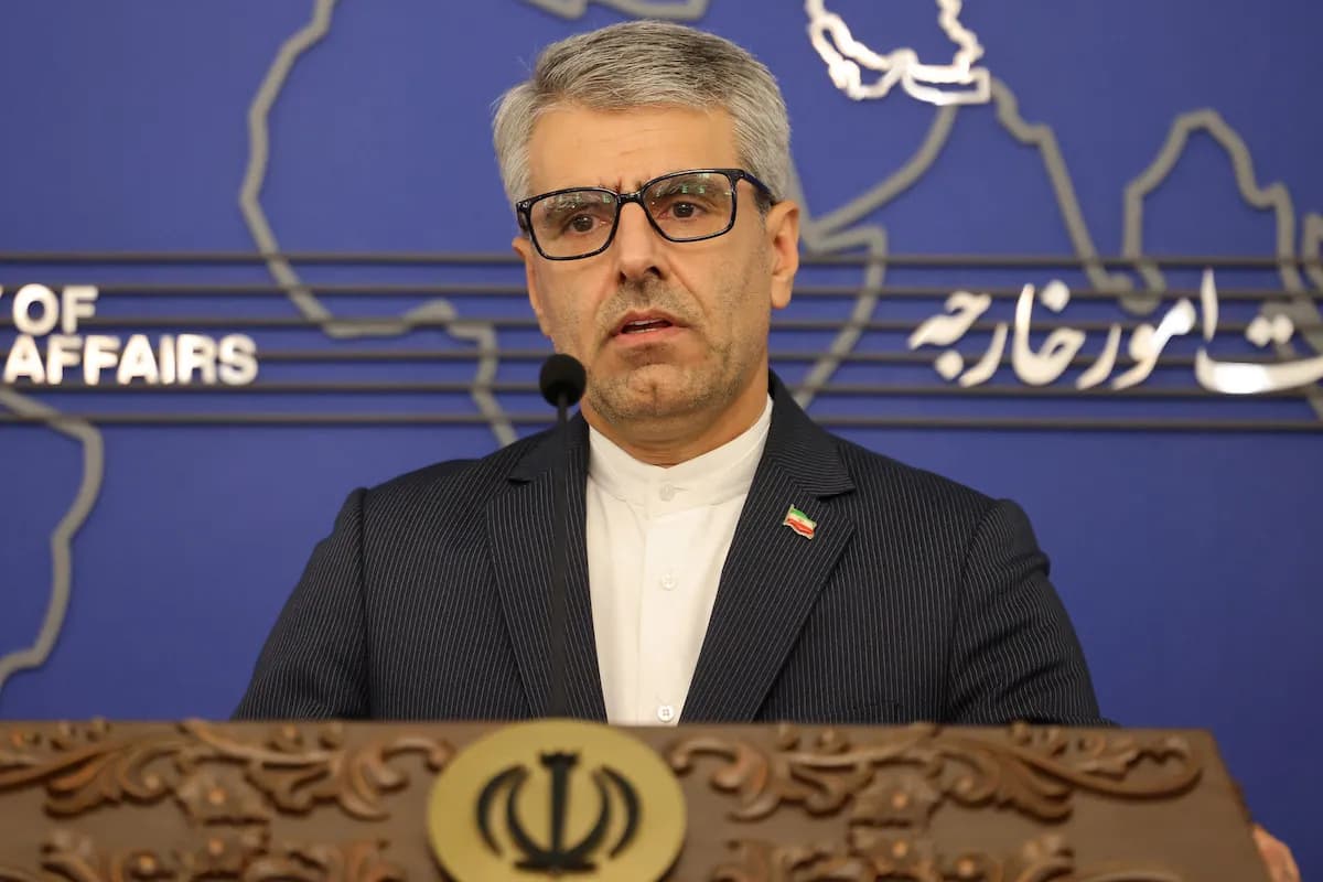 Iran’s foreign ministry spokesman Esmaeil Baghaei. File photo: AFP