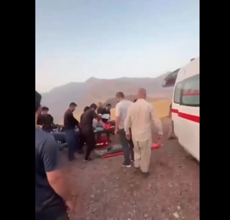 ساتی بردنی بریندارەکان بۆ نەخۆشخانە