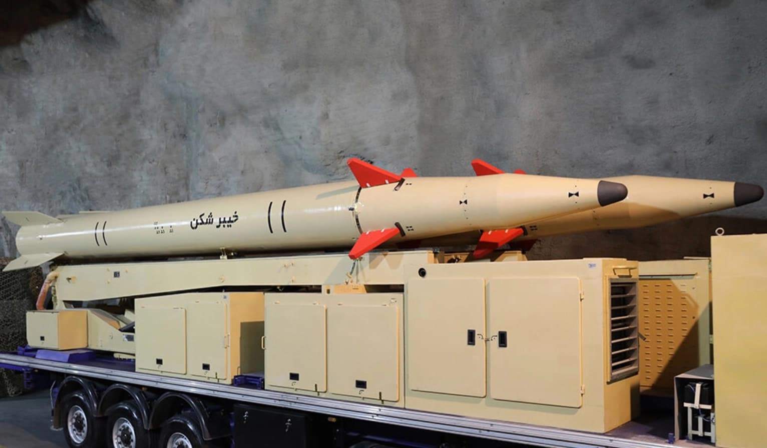 Iran IRGC Kheibar Shekan missile. February 13, 2022. IRNA