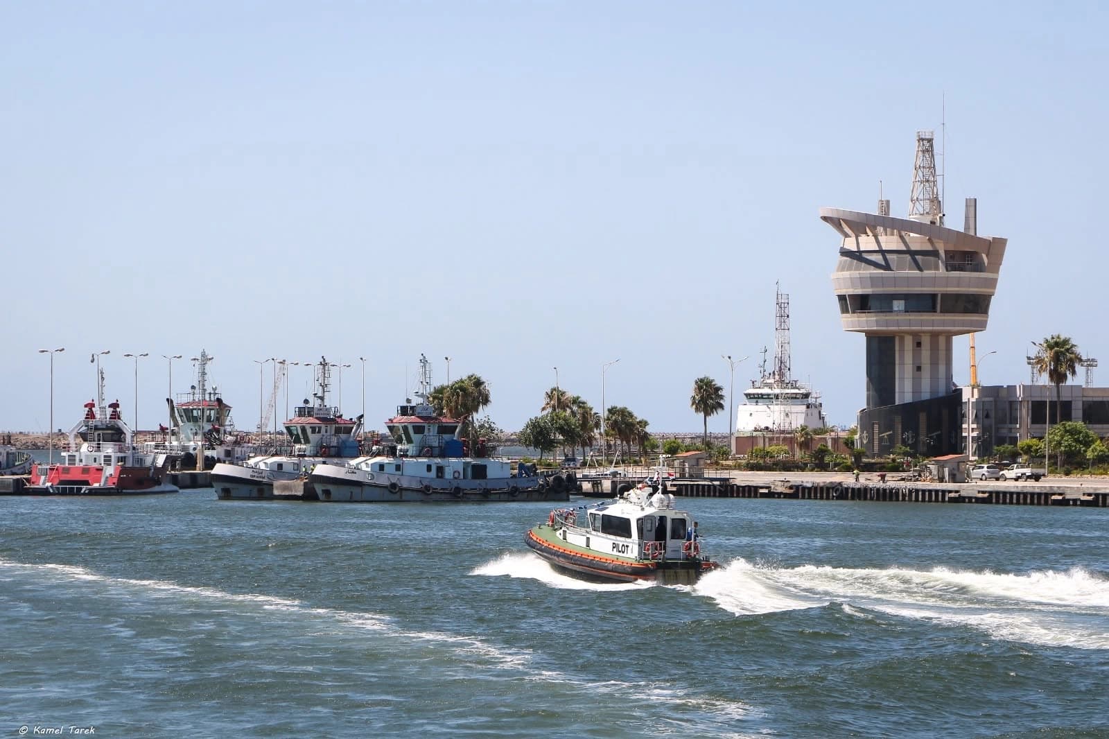 Maritime activity returns to normal after a drone attack targeted two ships at Damietta Port in northern Egypt on July 29, 2026. Photo: Damietta Port Authority/Facebook
