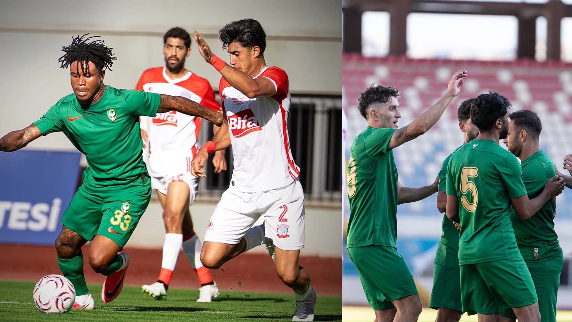 Lîstîkvanên Amedspor û Zaxo / Wêne: X