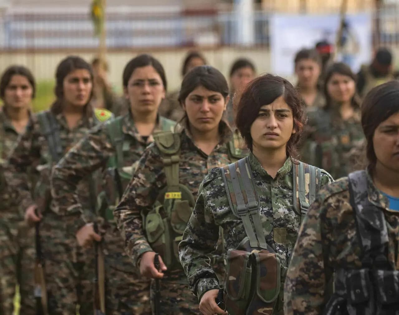 Şervanên YPJyê / Wêne: AFP