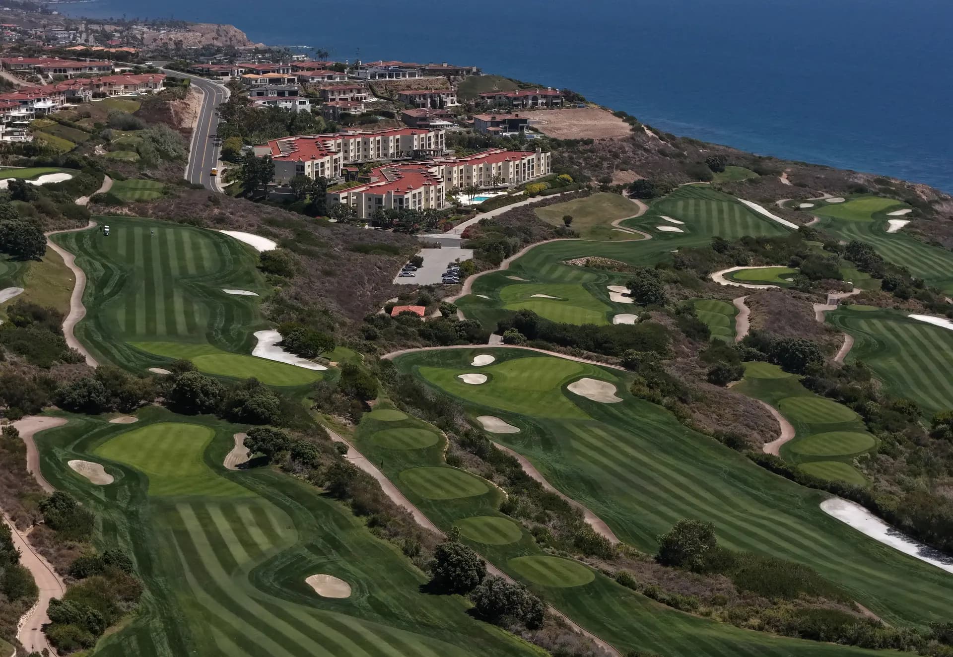 Kaliforniya'da Trump'a ait golf sahası / Foto: AFP
