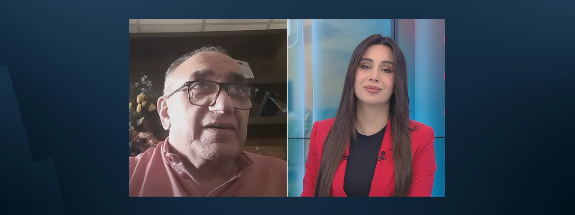 نالين حسن ومدير صحة محافظة الحسكة خالد خالد
