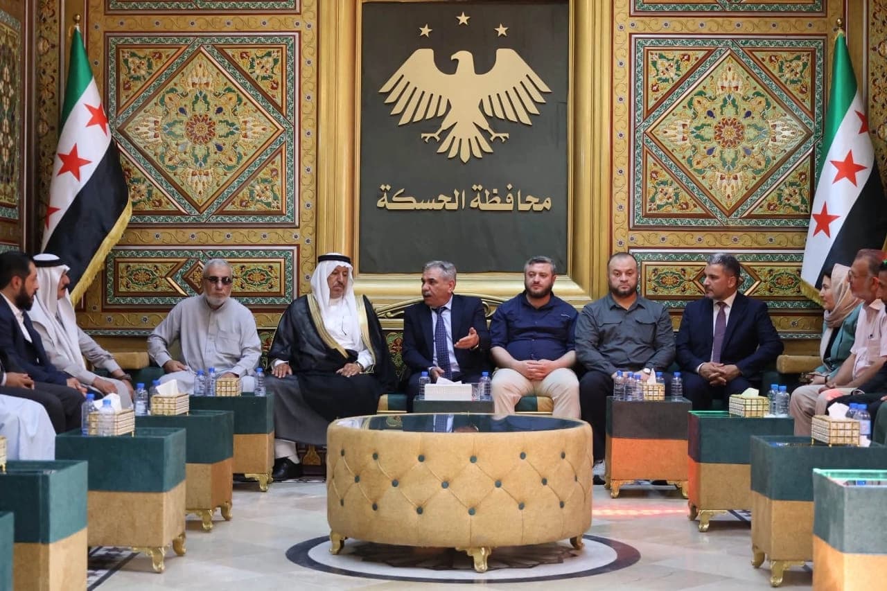کۆبوونەوەی پارێزگاری حەسەکە لەگەڵ ئاوارەکانی حەسەکە لە سەرێکانێ