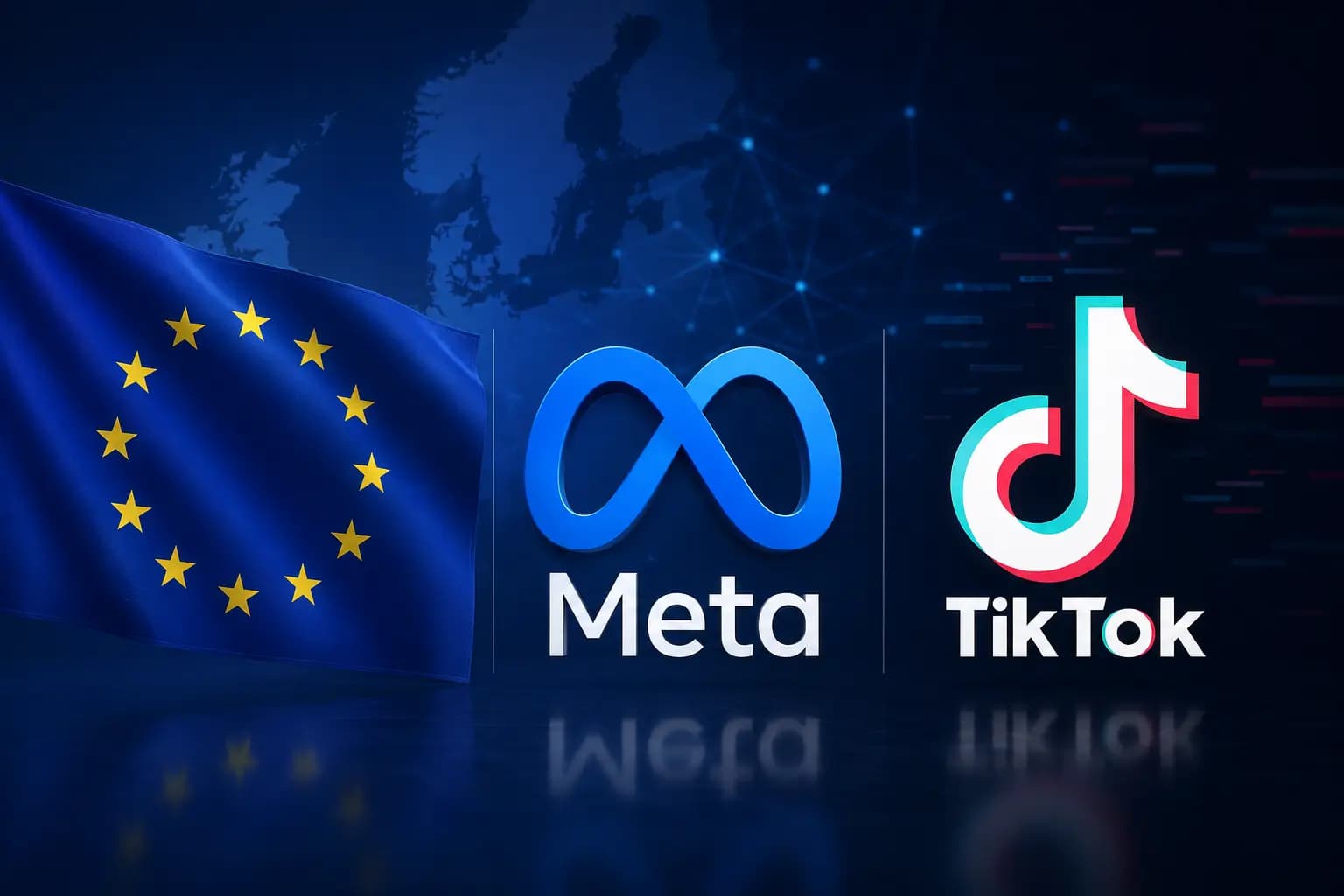 Logoya YE, Meta û Tiktokê / Wêne: Rûdaw Grafîk